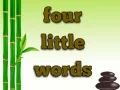 Spiel Vier kleine Wörter Online