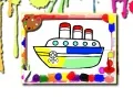 Spiel Boote Malbuch Online