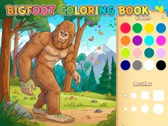 Spiel Bigfoot-Malbuch Online