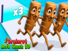 Spiel Brainrot Mob Clash 3D Online