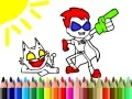Spiel Zurück zur Schule: Titanen Malbuch Online