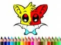 Spiel Süßes Fledermaus Malbuch Online
