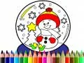Spiel Zurück zur Schule: Weihnachtsmalbuch Online