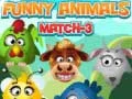 Spiel Lustige Tiere Match 3 Online