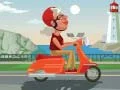 Spiel Stadt Scooter Fahrt Ausmalen Online