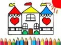 Spiel Ausmalbuch Puppenhaus Online
