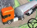 Spiel LKW für den Transport von Öltanks im Gelände Online