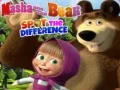 Spiel Mascha und der Bär: Finde die Unterschiede Online