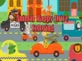 Spiel Tierisches Glücksfahren Ausmalen Online