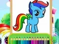 Spiel Wunder Pony Malbuch Online