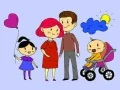 Spiel Glückliche Familie Malbuch Online