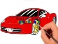 Spiel Rennwagen Ausmalbuch Online