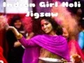 Spiel Indisches Mädchen Holi Puzzle Online