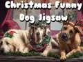 Spiel Weihnachtliches Lustiges Hundepuzzle Online