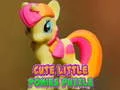 Spiel Niedliches kleines Ponys Puzzle Online