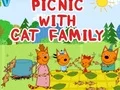 Spiel Picknick mit der Katzenfamilie Online