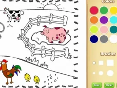 Spiel Landwirtschaftliches Malbuch für Kinder Online