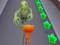 Spiel Wütende Katze: Rennen durch das Zombie-Gässchen Online