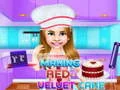 Spiel Zubereitung eines roten Samtkuchens Online
