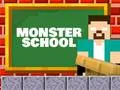 Spiel Monster Schule: Achterbahn & Parkour Online