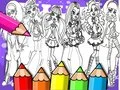 Spiel Monster High Malbuch Online