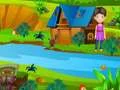 Spiel Eine Katzenspielzeug aus dem Waldhaus finden Online