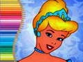 Spiel Malbuch für Cinderella Online