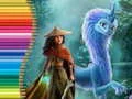 Spiel Malbuch für Raya und den letzten Drachen Online