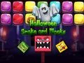 Spiel Halloween Schlange und Blöcke Online