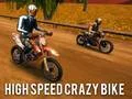 Spiel Hochgeschwindigkeitsverrücktes Motorrad Online