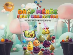 Spiel Drop Merge Fruit-Charaktere Online
