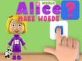Spiel Welt von Alice: Wörter Erstellen Online