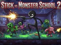 Spiel Stick vs Monster School 2 Online