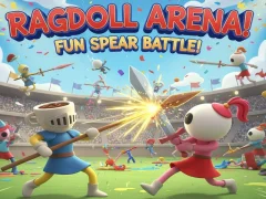 Spiel Ragdoll-Arena! Lustiger Speerkampf! Online