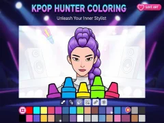 Spiel Kpop-Hunter-Färbung Online