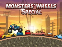 Spiel Sonderangebot „Monsterräder“. Online