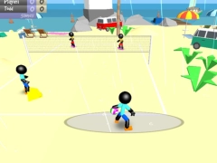 Spiel Stickman Beach Volleyball Online