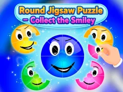 Spiel Rundes Puzzle – Sammle den Smiley Online