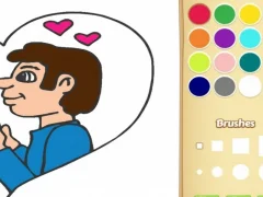 Spiel Liebes-Malbuch für Kinder Online