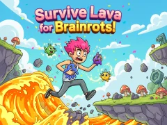 Spiel Überlebe Lava für Brainrots! Online