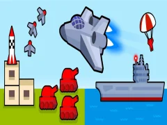 Spiel Bomberflugzeug: 2D-Luftangriff Online
