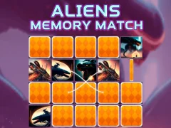 Spiel Aliens Memory Match Online