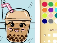 Spiel Boba Tee Malbuch für Kinder Online