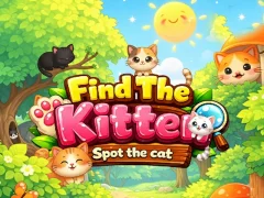 Spiel Finde das Kätzchen. Finde die Katze Online