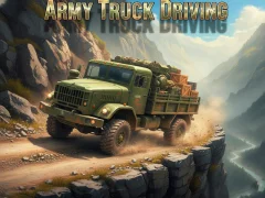 Spiel Fahren mit einem Armee-LKW Online