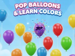 Spiel Luftballons platzen lassen und Farben lernen Online