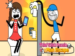 Spiel Dieb Stick Puzzle Man Escape Online