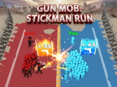 Spiel Gun Mob: Stickman Run Online
