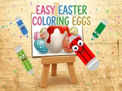 Spiel Easy Easter Coloring Eggs Online