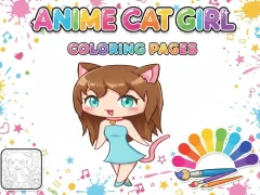 Spiel Ausmalbilder Anime Katzenmädchen Online